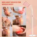 Wolezek Red Light Therapy Lamp for Body Face, 160 3-in-1 LED Beads Red Infrared Light Therapy Device with Timer, 5-Level Brightness, 660nm & 850nm Dual Wavelength for Skin Muscle, Home Use, 4-Head