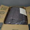 L LOVSOUL Goose Feather Down Fiber Comforter Super King Size, 100% Organic Cotton Fabric Duvet Insert,1200TC,750+FP, Hotel Collection, All Season Grey Bedding Comforters with 8 Tabs,108oz