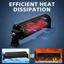 4WDKING LED Light Bar 20 inch IP68&IP69K Waterproof Dual Row Off Road Light Bar with DT Connector 120W Flood and Spot Combo Beam Work Light for Truck Cars ATV UTV Boat
