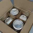 Ball Mason Wide Mouth Jars with Lids and Bands, Set of 4, Two 32oz + Two 16oz Jars (Bundle Pack)