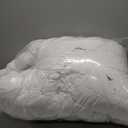 Amélie Home White Comforter Set Queen, Bubble Lightweight Bed Set Queen Size for All Seasons, 3 Pieces, Bedding Set with Comforters and Pillow Cases