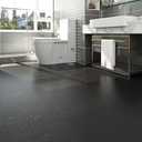 Livelynine Black Flooring 32-Pack 12x12 Inch Peel and Stick Floor Tile Waterproof Floor Tiles for Bathroom Floor Vinyl Peel and Stick Tiles Renter Friendly Floor Stickers Garage Laminate Flooring