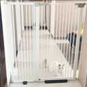 Rgqphantom 41" Tall Baby Gate,29.92"-43.71" Wide Dog Gate for Doorways