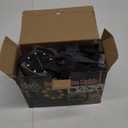 Solar Powered Ground lights 12 Pack,Waterproof LED Solar Lights Outdoor Solar Disk Lights Decorative,Solar Garden Lights for Landscape Pathway Patio Yard Walkway Path Lawn Driveway Lighting Warm White (Black)