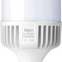 400W-500W Equivalent LED Light Bulb,6000 Lumen 5000K Bright Daylight White Bulbs,High Lumen E26/E27 Medium Base for Outdoor Indoor Garage Warehouse Workshop Factory Street Backyard Large Area