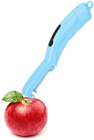 Maxmartt Electric Vegetable Peeler, Handheld Electric Potato Peeler Stainless Steel Blade Carrot Peeler Machine Lightweight Power Peeler for Kitchen Carrot Potato Cucumber Fruit(Blue)