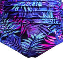 Tempt Me Women's High Waisted Swimsuit Bottom Tummy Control Ruched Bikini Bottom Vintage Swim Bottom Tankini Briefs 18 W
