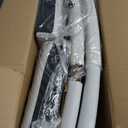 Kitchen Chairs Set of 6 Modern Upholstered Fabric Seat with Nailhead Trim and Ergonomic Lumbar Support for Living Room and Rustic Farmhouse Dining Area, Beige