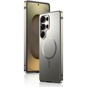 IMCHEN for Samsung Galaxy S25 Ultra Metal Case - Heavy-Duty Protection | Titanium