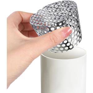 PVC Vent Termination Cap, 3.51" Furnace & Roof Vent Cover Stainless Steel, Conical PVC Fittings, for 2.98" to 3.51" Inner Diameter Vent Pipe, Air Intake, Air Exhaust and Water Drains Pipe