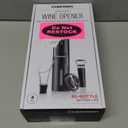 Chefman Electric Wine Opener Makes Opening Bottles Fast, Foolproof, And Fun! Black, Battery-Operated 4-Piece Corkscrew Set Comes With A Foil Cutter, Pourer, And Vacuum Stopper