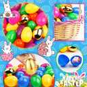 200 PCS 3 Inch Large Plastic Easter Eggs Bulk Include Surprise Golden Eggs, Colorful Fillable Empty Eggs for Easter Basket Stuffers Fillers Easter Hunt Filling Party Favors Classroom Prize Supplies