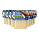 Gerber Baby Food 2nd Foods, Dinner, Apple Chicken Puree, 4 Ounce Tubs, 2-Pack (Pack of 8) (EXP 06/30/26)