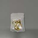 3 x A-Z Stainless Steel Letter Keychain - Alphabet Initial Key Ring for Men Women, Purse or Car Charm