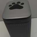 Dog Poop Trash Can Outside, 5L/1.3 Gal Pet Poop Bucket with Lid, Foot Pedal, Dog Waste Container with 40 Bags, Lid Soft Close for Pet, Grey
