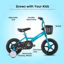 JOYSTAR 12" Kids Bike for Boys and Girls Ages 1-7Y, 12 Inch with Training Wheels