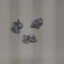 Set of 3 Grey Resin Small Elephant Statues - Home Decor Collection, Gift, Animal Figurines, Feng Shui Decor for Home and Office (Gray)