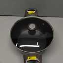 SENSARTE Nonstick Stock Pot with Lid, 2.6/4.5/6.6/8.5 QT Soup Pot Casserole Pot, Healthy Pasta Pot, Large Deep Cooking Pot, Big Sauce Pot Stew Pot, Induction Compatible, PFOA PFOS APEO Free, Black