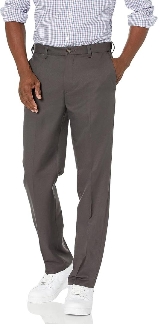 Amazon Essentials Men's Classic-Fit Expandable-Waist Flat-Front Dress Pant, 31Wx29L