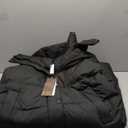 Women's 800FP Long Down Puffer Coat with Cinched Waist, Water-Resistant Winter Jacket with Removable Hood for Outdoor,M