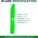 120-9500-03 116-6358-03 20120 20120P Timemaster 30 inch Mulching Blades for 30" Deck Toro 20199 20200 20975 20977 22205TE Ex Mark ECKA30 Lawn Mower (2 Pack)