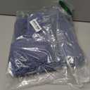 MIULEE Dusty Blue Toilet Rugs U-Shaped，Soft Absorbent Microfiber Bathroom Rugs Non Slip Quick Dry Fluffy Contour Bath Mats for Toilet Base Bathroom Floor, Machine Washable, 20x20 Inch