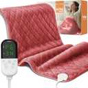 Heating Pad for Back & Period Cramps 35"x20" King Size, Electric Heating Pads for Shoulder Neck Arms Legs, Dry/Moist Heat, 6 Heating & Auto Off, Machine Washable, Birthday Gifts for Women & Men