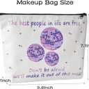 2 x Singer Bag Music Lovers Gifts for Girls,T Fans Makeup Bag, Friendship Gifts for Ladies,Sister,Birthday Gifts for Granddaughter