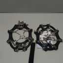 WIN.MAX Crampons for Shoes, Traction Cleats Ice Snow Grips with 19 Stainless Steel Spikes, Shoe Talons Anti - Slip Boots Spikes for Walking, Jogging, Climbing and Hiking