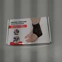 Cordless Foot Massager for Neuropathy, Foot and Ankle Massager, Ankle Heating Pad with Massage, 6 Heating, 3 Massage Modes&Timer, Gray