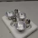 Par20 Bulbs, 6 Pcs 120V 50W Par20 Light Bulbs, E26 Medium Base Long Lasting Life High Output Reflector Flood Lights Replacement Range Hood Light - Warm Light