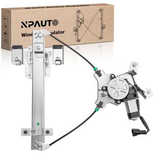 NPAUTO Rear Left Driver Side Power Window Regulator with Motor fit for 07-14 Chevy Tahoe, GMC Yukon, Cadillac Escalade 2007 2008 2009 2010 2011 2012 2013 2014, 741-390
