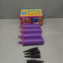 Balloon Pump Hand Held, Inflator Air Pump for Balloons - 2Way Dual Action, 4 Pack: Friends can Help - Easy to Use
