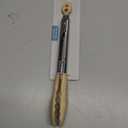 Salt & York Wooden Tongs Kitchen Long handle with non-Slip Grip for Cooking, Salad, Serving Food, Grilling - 11 Inch - Set of 1 (Olive)