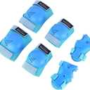BOSONER Kids/Youth Knee Pads Elbow Pads Wrist Guards Set for 3-7 Years, Child Protective Gear Set for Roller Skates, Cycling, BMX Bike, Skateboard, Inline Skating, Scooter Riding Sports, Small (3-7 years)