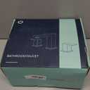 FORIOUS Brushed Nickel Bathroom Faucets 3 Hole, Stainless Steel 2 Handle Square 8 in Widespread Bathroom Sink Faucet Brushed Nickel 3 Hole with Metal Pop Up Drain, CUPC Water Hoses