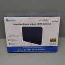 TV Antenna Indoor, Digital Amplified Indoor HDTV Antenna, 1080p VHF UHF Television Local Channels Detachable Signal Amplifier and 16.5ft Long Coax Cable