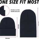 ZH 12-Pack Knitted Winter Beanie Hats for Men and Women, Warm and Cozy Cuffed Skull Caps, Bulk Purchase (One Size, Multi)