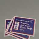 AZSYYQC Mahjong Cards 2026，Mah Jong Cards 2026 Official Revision American - Large Print, 4-Pack (4pcs)