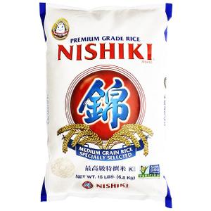 Nishiki Premium Rice, Medium Grain,15 Pound (Pack of 1)
, BBD: 12/02/2026
