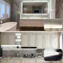 COB LED Strip Light IP67 Waterproof 16.4ft, 6500K Cool White, High Density 2400LEDs, CRI90+, Super Bright Cuttable LED Tape Lighting for Outdoor & Indoor Decorative Lighting