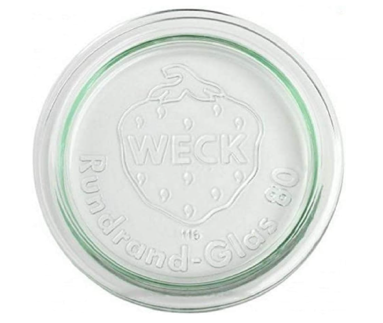 Weck 100mm (approx. 4") LARGE ORIGINAL Loose Fitting Replacement Glass Lid