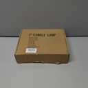 Abeja 7'' Electric Window Candle, Flickering Flameless Taper Fake Candles with On/Off Switch, 7W C26 Lights Bulb, 5FT Candles Lights- 4Pk Beige