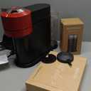 Nespresso Vertuo Next Coffee and Espresso Machine by Breville with Milk Frother, 1.1 liters, Cherry (Red)