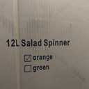Dynamic Mixers E001 Commercial Manual Salad Spinner, 2.5 Gallon Capacity, SD99, Orange