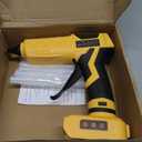 MONVICT Cordless Glue Gun for Dewalt 20V Battery, Upgraded 100W Digital Temperature Adjustable Handheld Electric Power Full Size Heavy Duty Hot Glue Gun with 10 Glue Sticks (Battery Not Included)