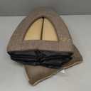 Pet Tent-Soft Bed for Dog and Cat by Best Pet Supplies - Brown Linen, 16" x 16" x H:14"