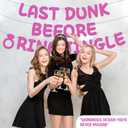 3 x Funny Bachelorette Party Decorations, Bachelorette Party Banner Accessories Bridal Shower Sign for Wedding Party Favor Supplies Gifts (Pink)