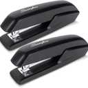 Swingline Standard Stapler, 20 Sheet Capacity, Eco Version, Jam Free, 2 Pack, Black (54501)