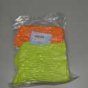 Women's Neon Scrunch Crew Socks 80s 90s Retro 3-Pack Cotton Stacked Boot Calf Cozy Ribbed Slouchy Socks Size 5-10 (1-white/Neon Green/Neon Orange)